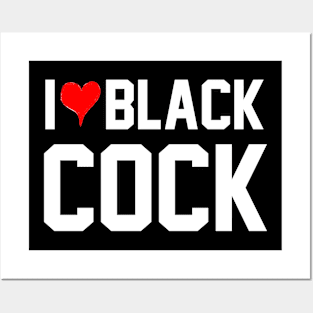 I Love Black Cock - Queen Of Spades Posters and Art